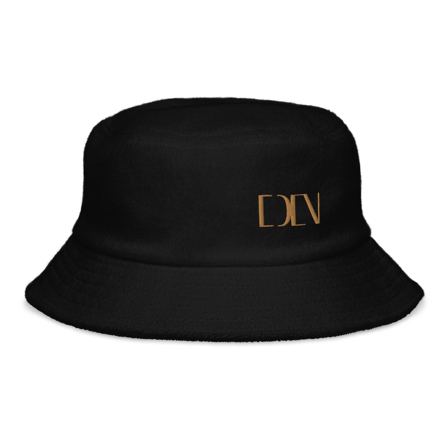 EDEN Hat aus Frottee black/gold